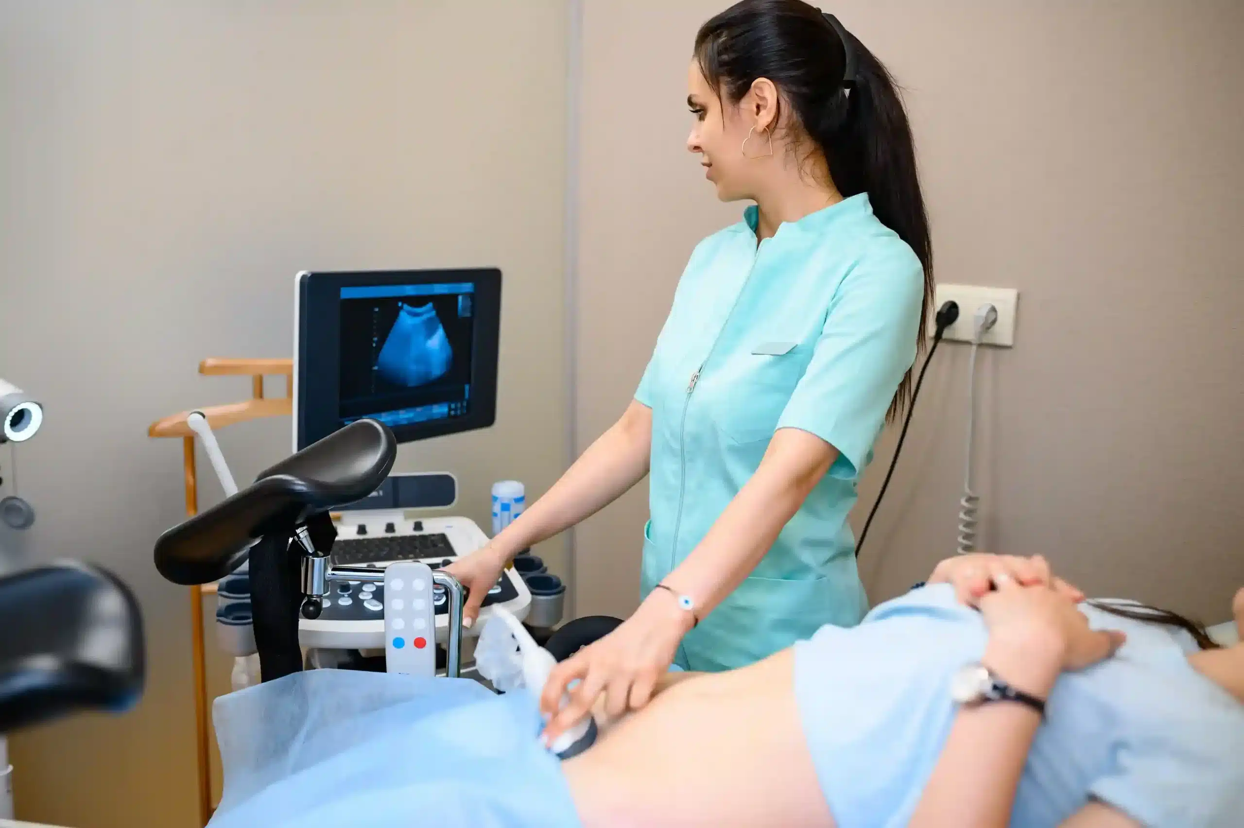 What does a pelvic ultrasound check for